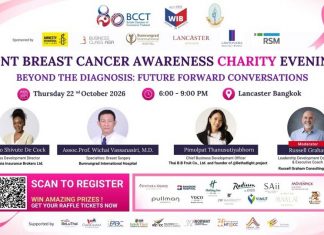 BCCT Joint Breast Cancer Awareness Charity Evening 22 October