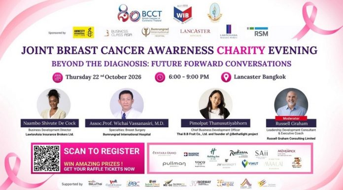 BCCT Joint Breast Cancer Awareness Charity Evening 22 October