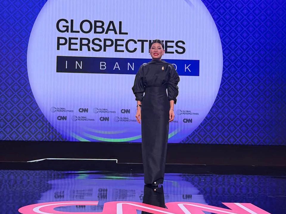 Princess Sirivannavari showcases Thai textiles at CNN Bangkok summit