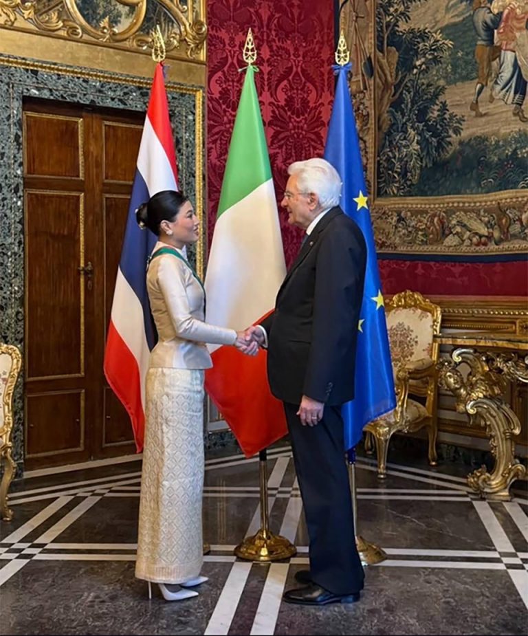 Italian Colthing Italy honors Princess Sirivannavari for promoting fashion and ...