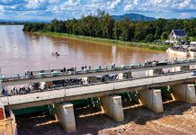 Mae Klong River communities in four Thai provinces warned of rising water