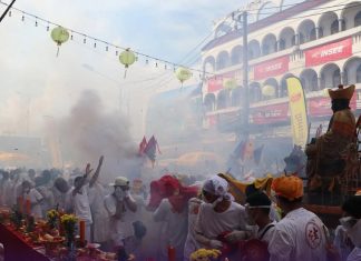 Phuket Vegetarian Festival set for October 9–18 with 140,000 visitors expected