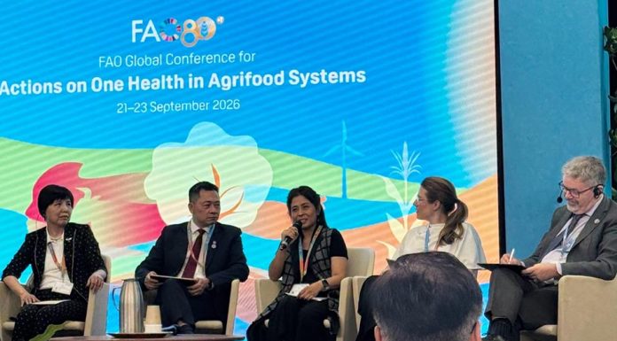 Thailand presents One Health approach and safe pork initiative at FAO conference