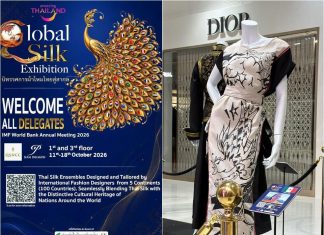 Global fashion designers showcase Thai silk creations in Bangkok through October 18