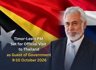 Timor-Leste PM Xanana Gusmão visits Thailand for first official trip in 13 years